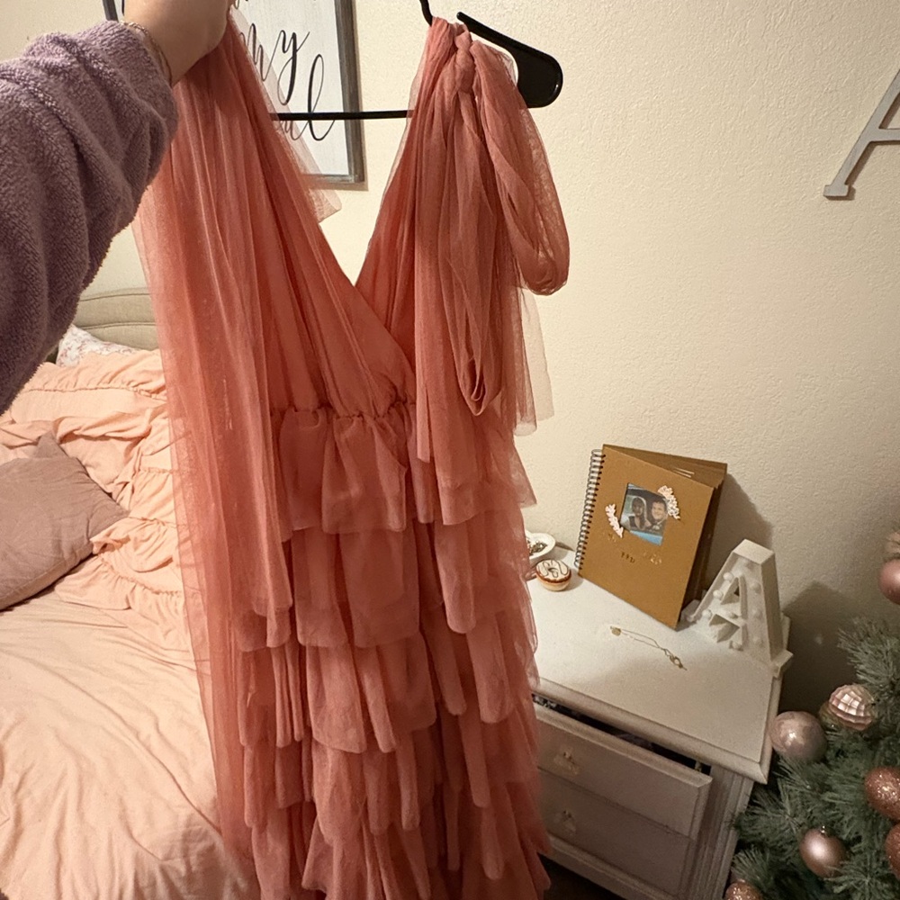 Red Dress Boutique Peach Maxi Dress